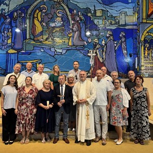 Bračni par Zlatarić proslavio zlatni pir u Nacionalnom svetištu sv. Josipa u Karlovcu